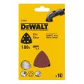 Лист шлифовальный для МФИ DeWalt DT3094 дельта перфорированный 93мм 180G 10шт Лист шлифовальный для МФИ DeWalt DT3094 дельта перфорированный 93мм 180G 10шт