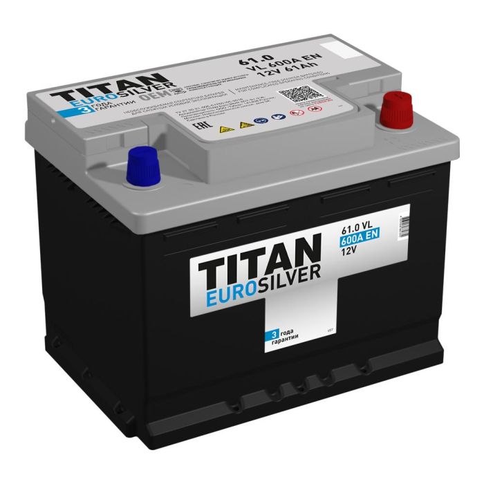 Аккумулятор TITAN EUROSILVER 6CT-61.0 VL