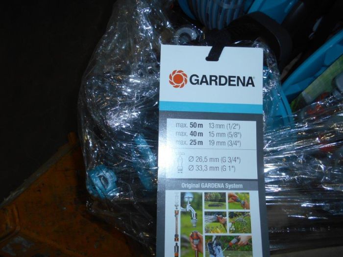 Катушка Gardena Classic 50 + шланг + фитинги + настенное крепление