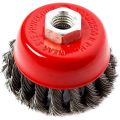 Кордщетка для УШМ REDVERG чашеобразная витая 75мм М14 (830151) Кордщетка для УШМ REDVERG чашеобразная витая 75мм М14 (830151)