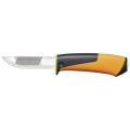 Нож для тяжелых работ Fiskars с точилкой 219мм 1023619 Нож для тяжелых работ Fiskars с точилкой 219мм 1023619