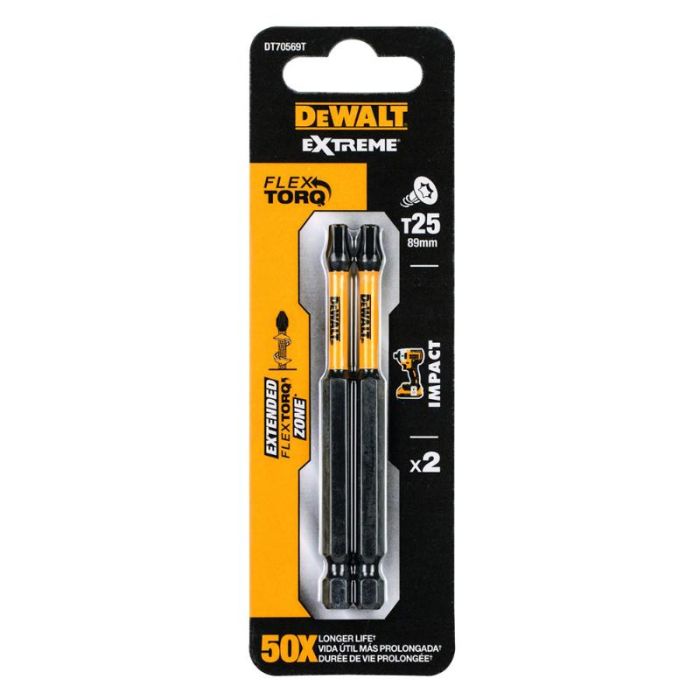 Бита DeWalt DT70569 T25ммх85мм 2шт