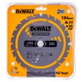 Диск пильный по дереву DeWalt CONSTRUCT DT1951 184х20мм 24T Диск пильный по дереву DeWalt CONSTRUCT DT1951 184х20мм 24T
