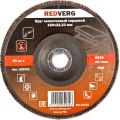 Круг лепестковый торцевой REDVERG 180х22.2мм Р80 (920431) Круг лепестковый торцевой REDVERG 180х22.2мм Р80 (920431)