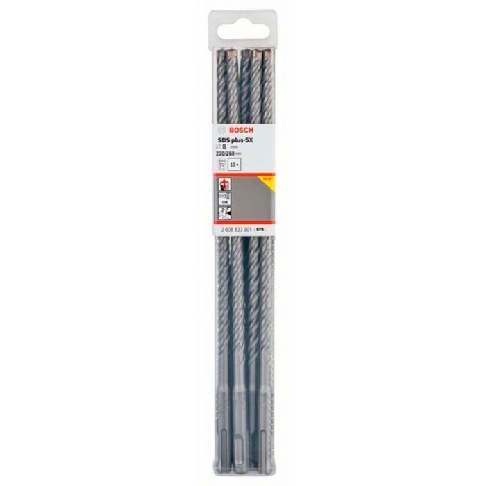 Набор буров SDS-plus-5X Bosch 8x260мм 10шт (901)