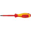 Отвёртка VDE TORX, TX30 x 100 мм, длина 210 мм, диэлектрическая Отвёртка VDE TORX, TX30 x 100 мм, длина 210 мм, диэлектрическая