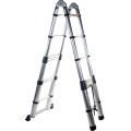 Лестница алюминиевая Алюмет двухсекционная 2x8 ступеней (DTLH 2.5) Лестница алюминиевая Алюмет двухсекционная 2x8 ступеней (DTLH 2.5)