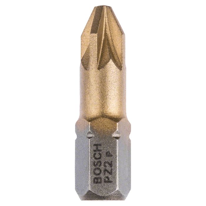 Набор бит Bosch PZ2х25мм TIN 3шт (593)