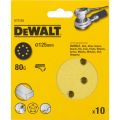 Круг шлифовальный DeWalt DT3103 8 отверстий 125мм 80G 10шт Круг шлифовальный DeWalt DT3103 8 отверстий 125мм 80G 10шт