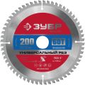ЗУБР Универсальный рез, 200 x 30 мм, 60Т, пильный диск по алюминию (36916-200-30-60) ЗУБР Универсальный рез, 200 x 30 мм, 60Т, пильный диск по алюминию (36916-200-30-60)