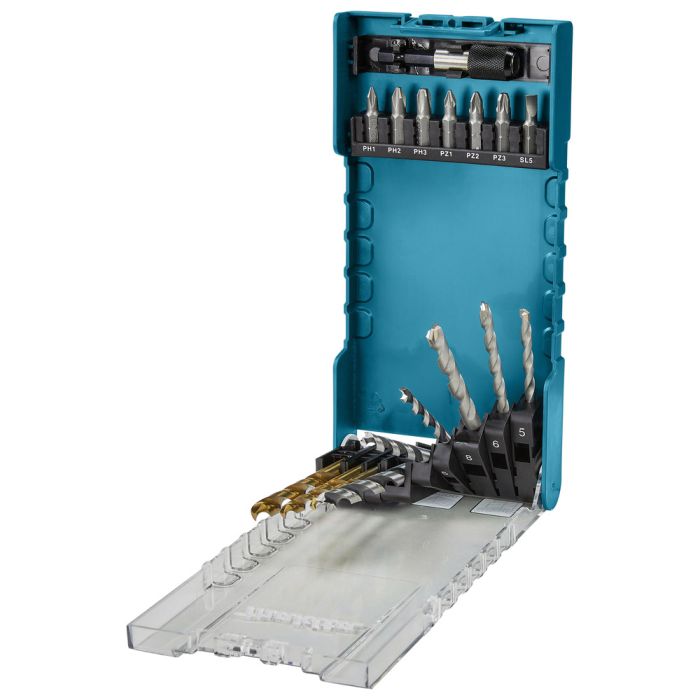 Набор сверл и бит Makita 17 предметов (D-74887)