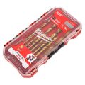 Набор сверл по металлу Milwaukee RedHEX HSS-TiN GEN II 3-10мм 10шт Набор сверл по металлу Milwaukee RedHEX HSS-TiN GEN II 3-10мм 10шт