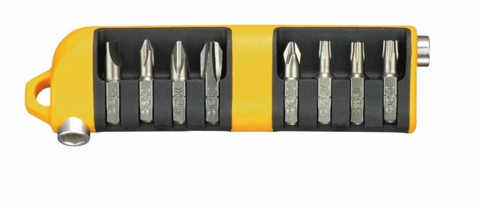 Felo Набор бит SL/PH/PZ/Tx Industrial с держателем бит в кейсе, 9 шт 02080106