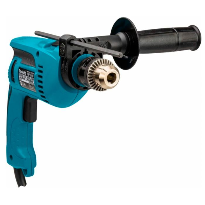 Сетевая дрель Makita HP1640X4 ударная + набор сверл Makita D-46202