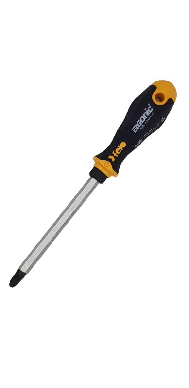 Felo Отвертка крестовая с шестигранным лезвием Ergonic PH 4X150 41240540