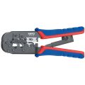 Пресс-клещи для штекеров RJ, 2 гнезда, RJ 11/12 (6-pin), RJ 45 (8-pin), 190 мм, SB Пресс-клещи для штекеров RJ, 2 гнезда, RJ 11/12 (6-pin), RJ 45 (8-pin), 190 мм, SB