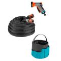 Шланг текстильный Gardena Liano 10 м + комплект для полива, сумка для хранения Шланг текстильный Gardena Liano 10 м + комплект для полива, сумка для хранения