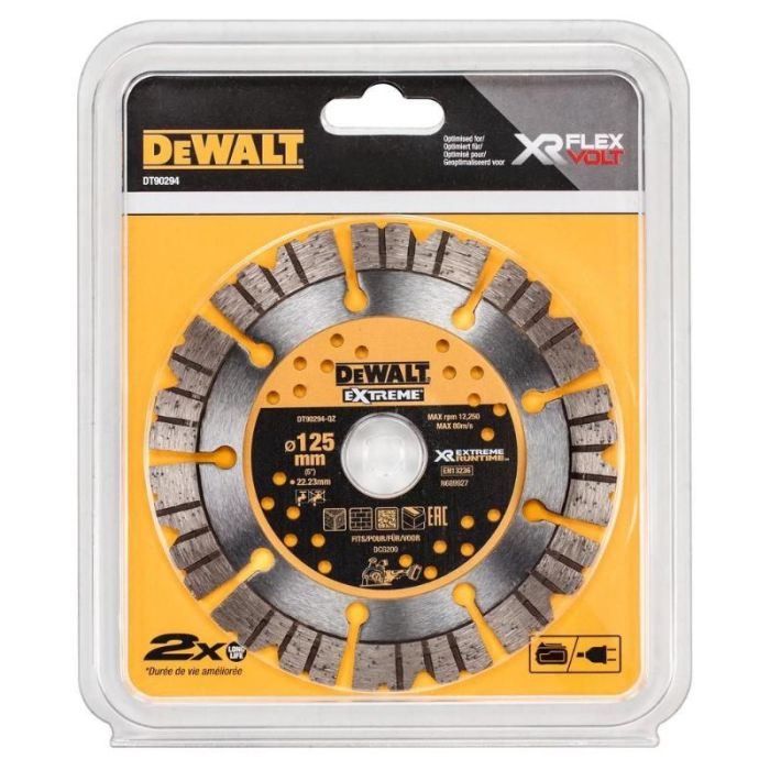 Диск алмазный по бетону DeWalt DT90294 125х22.2мм