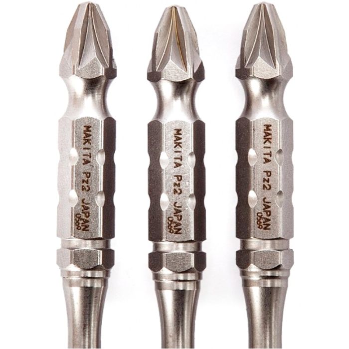 Бита двусторонняя Makita Silver Torsion PZ2x85мм 3шт (B-12790)