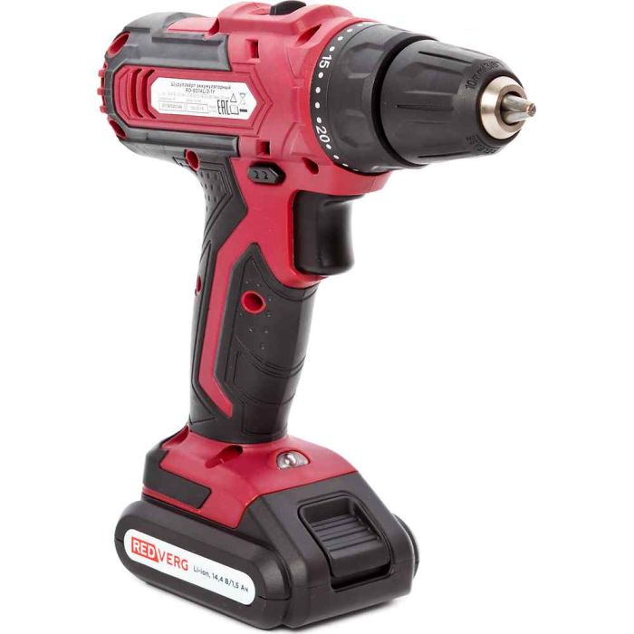 Аккумуляторная дрель-шуруповерт REDVERG RD-SD14L/2-1Y