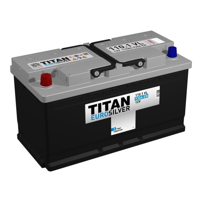 Аккумулятор TITAN EUROSILVER 6СТ-110.1 VL