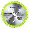 Диск пильный по дереву Greenworks 120х9.5мм 24T Диск пильный по дереву Greenworks 120х9.5мм 24T