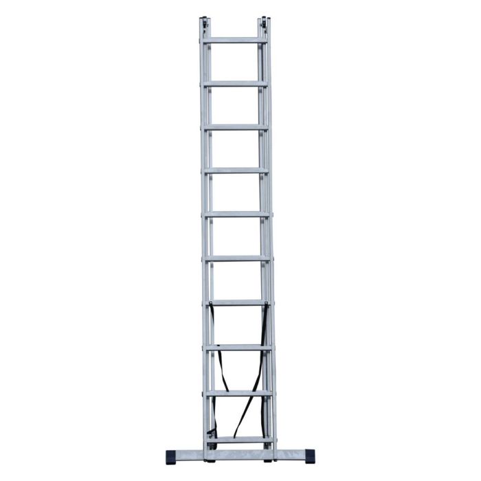 Лестница алюминиевая STAIRS трехсекционная 3x9 ступеней (AL309)