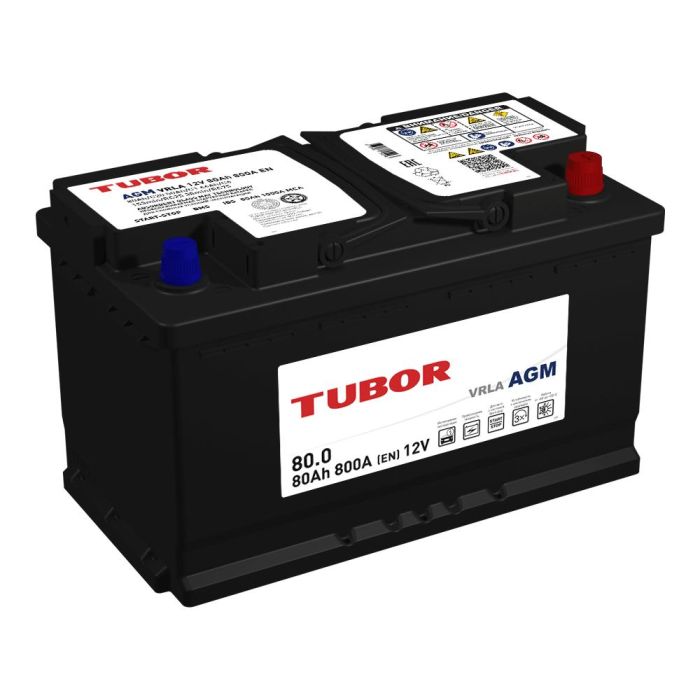Аккумулятор TUBOR AGM 6СТ-80.0 VRLA L4