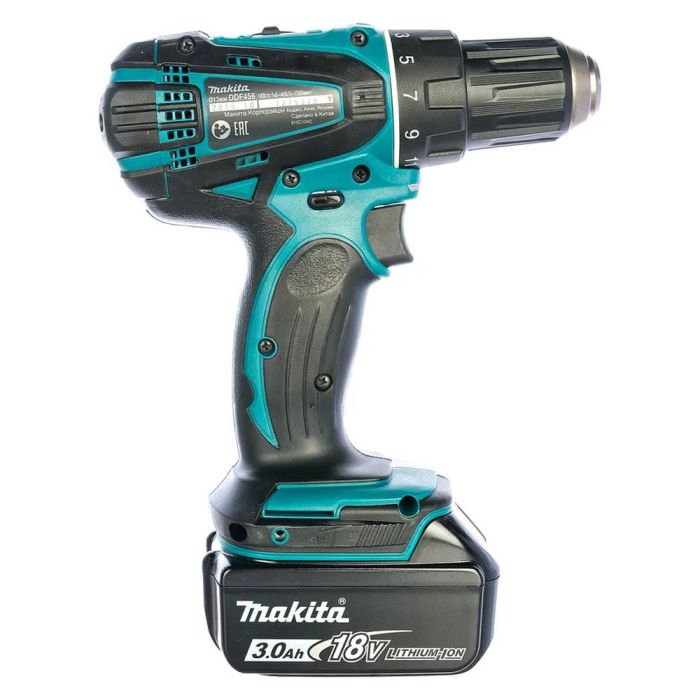Аккумуляторная дрель-шуруповерт Makita DDF456RFE
