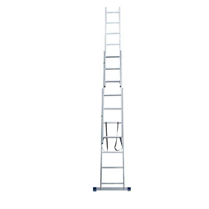 Лестница алюминиевая STAIRS трехсекционная 3x8 ступеней (AL308)