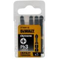 Бита DeWalt DT7999T-QZ PH3x50мм ударная 5шт Бита DeWalt DT7999T-QZ PH3x50мм ударная 5шт