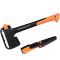 Набор Fiskars топор X10 + универсальный нож с точилкой