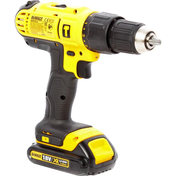 Аккумуляторная дрель-шуруповерт DeWalt DCD776S2-B5 (3pin) ударная