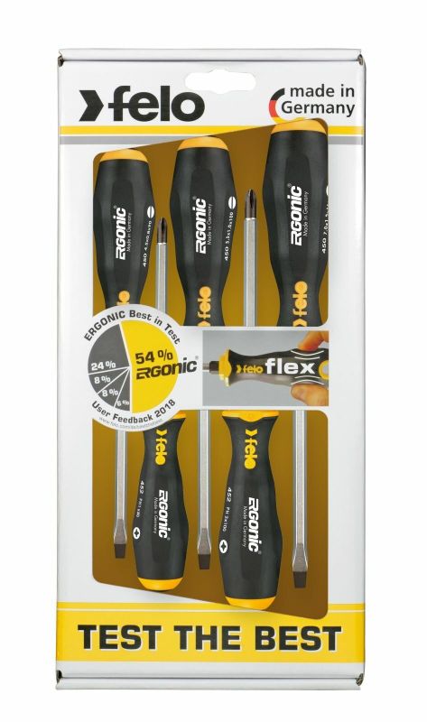 Felo Набор отверток Ergonic ударных SL/PH, 5 шт 45095148