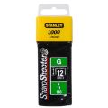 Скобы для степлера STANLEY G/12 1000шт (1-TRA708T) Скобы для степлера STANLEY G/12 1000шт (1-TRA708T)