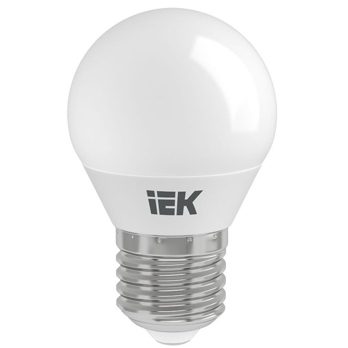 Лампа светодиодная IEK G45 5Вт 230В 6500К E27