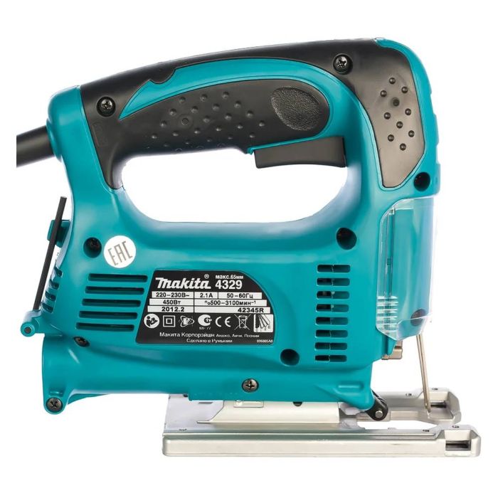 Лобзик Makita 4329 + шаблон контурный Makita PGW-210120