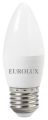 Лампа светодиодная EUROLUX LL-E-C37-6W-230-4K-E27 Лампа светодиодная EUROLUX LL-E-C37-6W-230-4K-E27