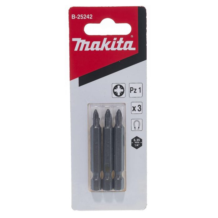 Бита Makita PZ1x50мм 3шт (B-25242)