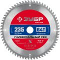 ЗУБР Универсальный рез, 235 x 32/30 мм, 64Т, пильный диск по алюминию (36916-235-32-64) ЗУБР Универсальный рез, 235 x 32/30 мм, 64Т, пильный диск по алюминию (36916-235-32-64)
