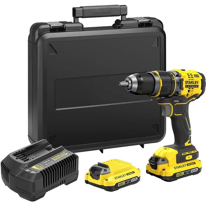 Аккумуляторная дрель-шуруповерт STANLEY SFMCD721D2K (BL) ударная