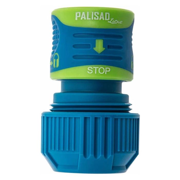 Коннектор для шланга PALISAD с аквастопом 1/2"-3/4" (66246)