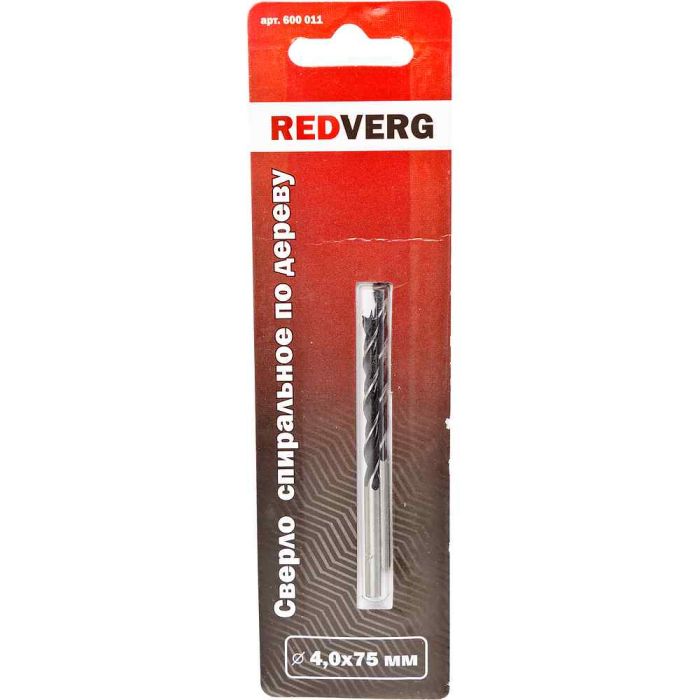 Сверло по дереву REDVERG HCS 3х60мм 2шт (600001)