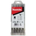 Набор буров SDS-Plus Makita D-20703 5-10мм 160мм 5шт Набор буров SDS-Plus Makita D-20703 5-10мм 160мм 5шт