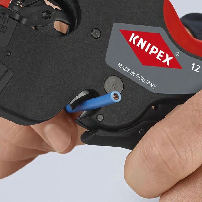 KNIPEX NexStrip Стриппер автоматический 3-в-1, 0.03-10 мм2 AWG 32-8, рез до 10 мм2, обжим: квадрат