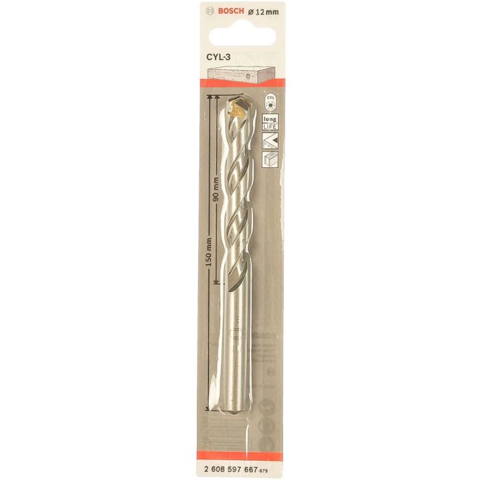 Сверло по бетону Bosch Silver Percussion 12х150мм (667)