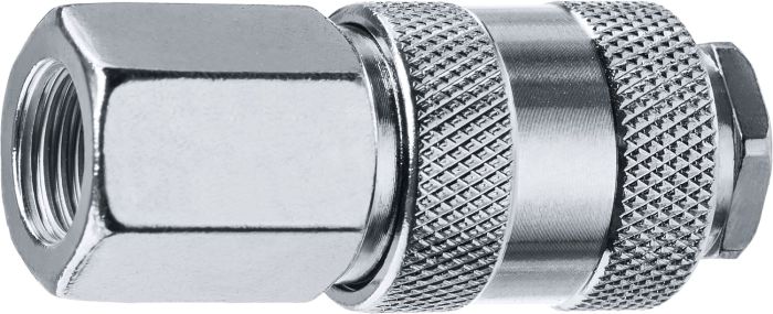 ЗУБР 1/4_F - рапид муфта, переходник, Профессионал (64910-1/4)